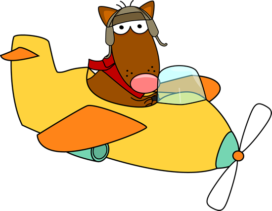 Airplane Clipart Funny - Funny Airplane Png (550x428), Png Download
