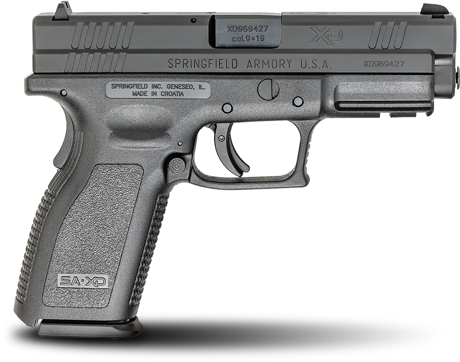 Xd 4" Full-size Model 9mm Springfield Armory Handgun - Springfield Xdm 9mm Full Size (1200x782), Png Download