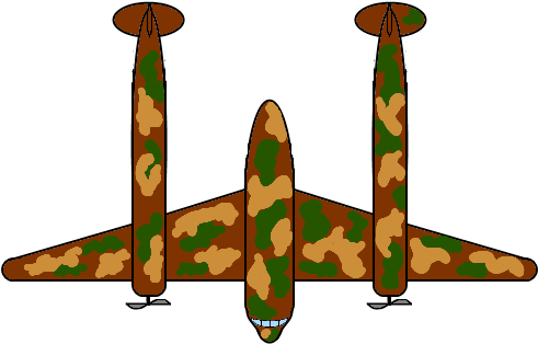 Turret Plane - World War Plane Cartoon Png (500x406), Png Download