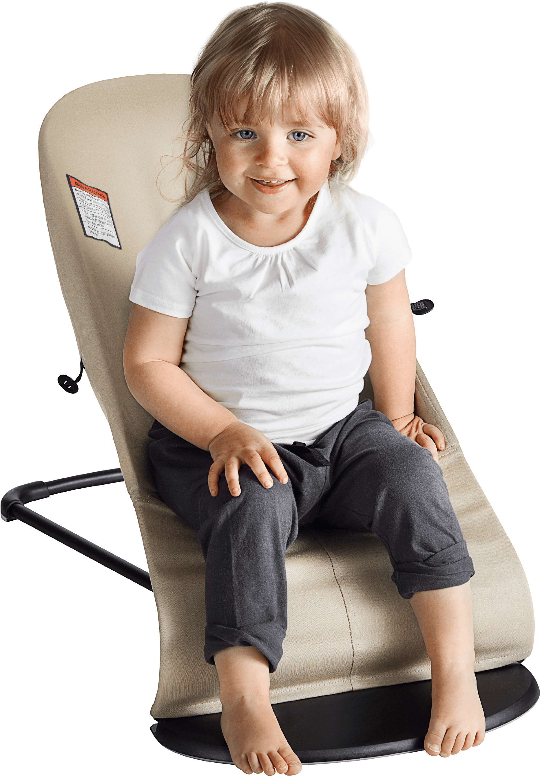 Bouncer Balance Soft - Babybjorn Balance Soft Bouncer (beige/grey) (2676x2676), Png Download