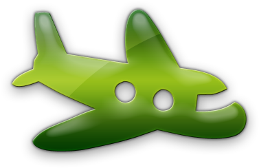 Png Icon Gold Airplane (420x420), Png Download
