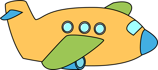 Airplane Clipart For Kids - Clipart Airplane (550x245), Png Download