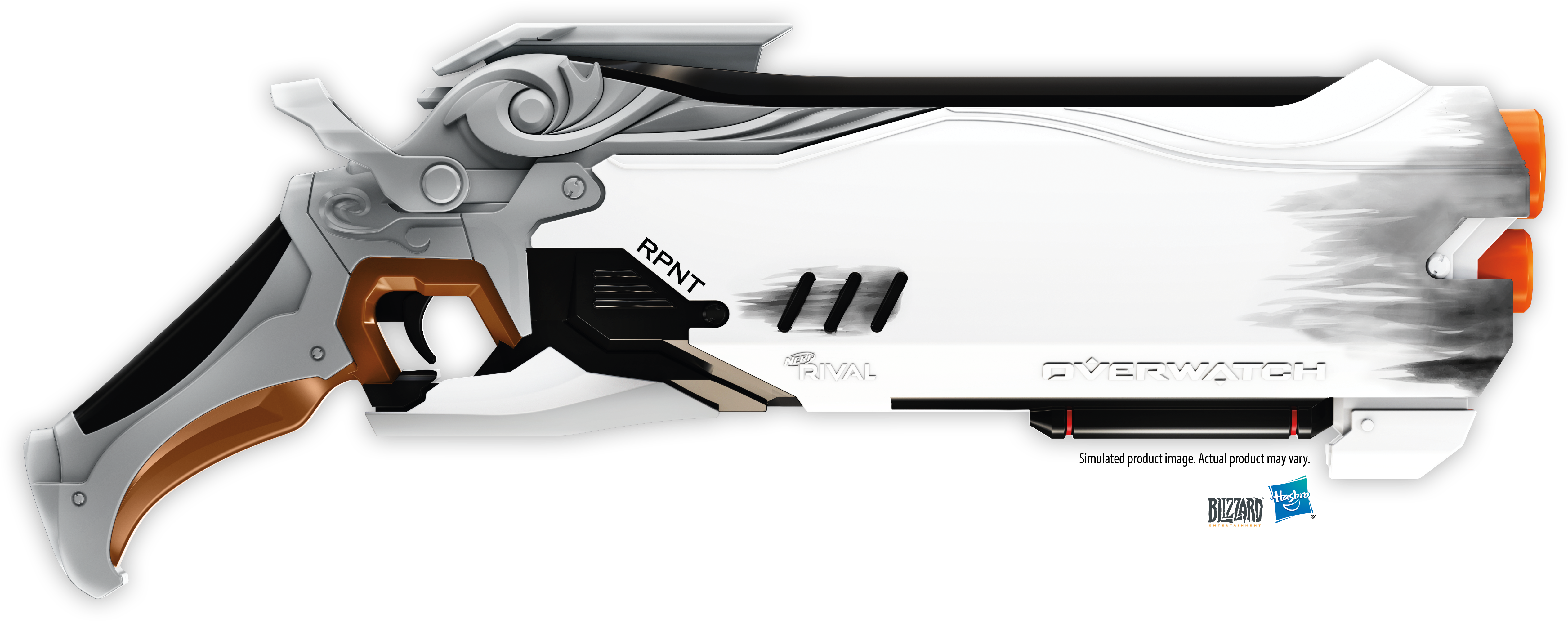 The White Shotguns Are From Reaper's “wight” Skin - Overwatch Reaper Nerf Gun (6001x3000), Png Download