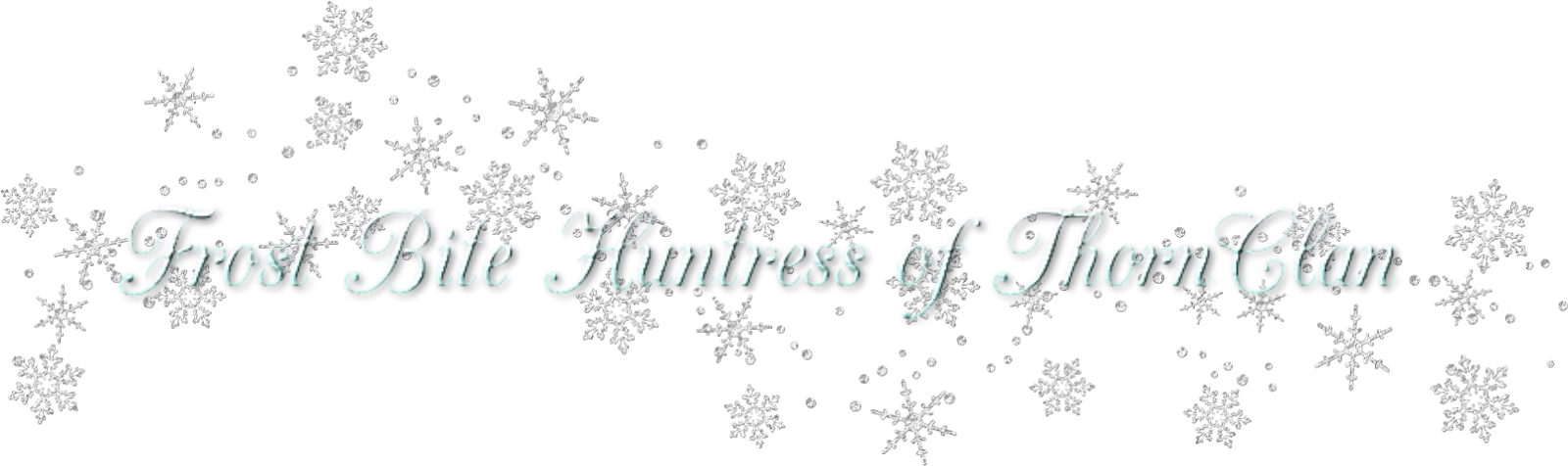 Transparent Snowflakes Clipart - Calligraphy (1600x476), Png Download