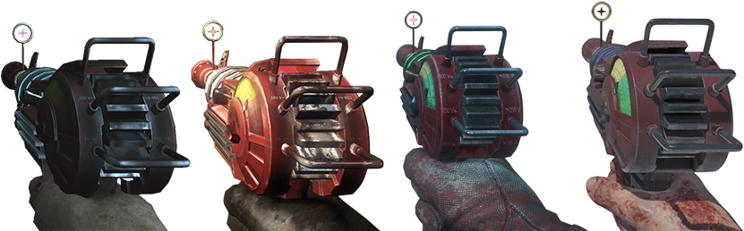 Imageray Gun - Ray Gun Bo1 (864x288), Png Download