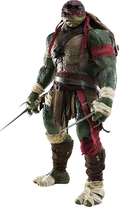 19" Tmnt Sixth Scale Figure Raphael - Tmnt Collectible Figures 2014 Movie (480x831), Png Download
