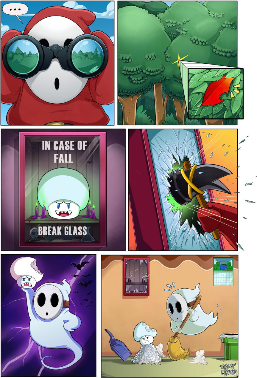 Shy Guy Adventures Just In Case - Comics (1000x1416), Png Download
