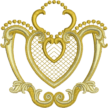 Png Image Information - Embroidery (374x377), Png Download