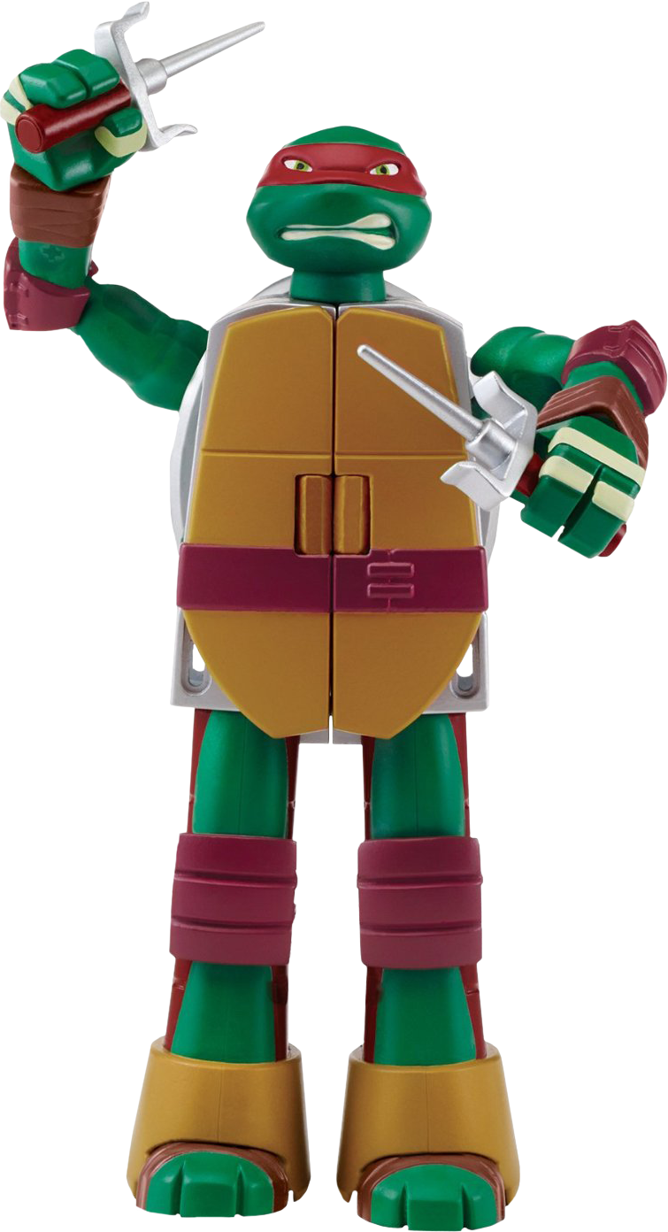 Raphael Mutations Weapon Transformer Action Figure - Teenage Mutant Ninja Turtles - Figure To Weapon Raphael (755x1392), Png Download