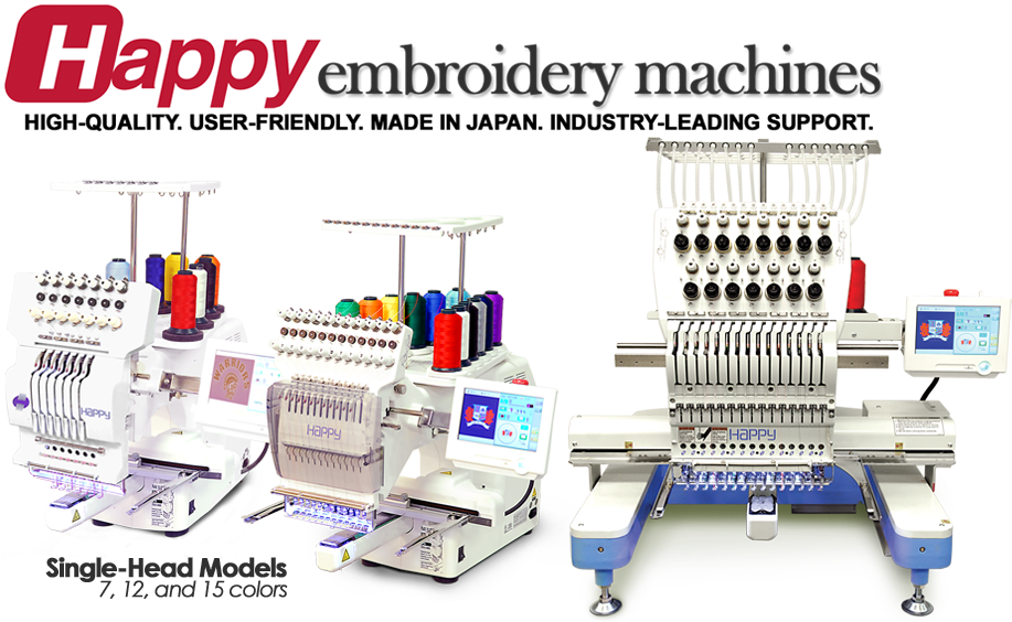 Download Happy Single Head Embroidery Machines Happy Journey 7needle
