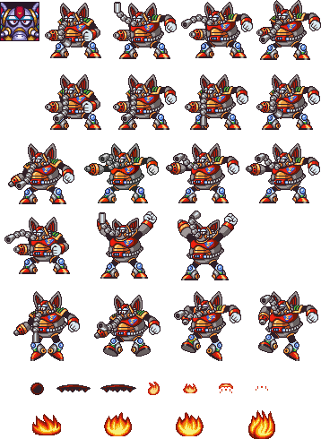 The Shyguy Kingdom - Flame Mammoth Sprites (358x490), Png Download
