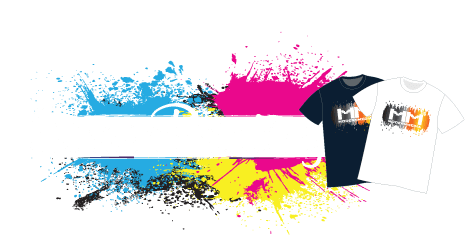 Impression Design Screen Printing & Embroidery Palm - Clipart Printing & Design (465x290), Png Download