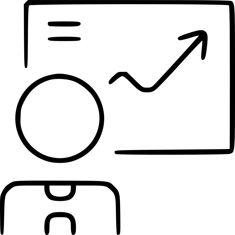 Businessman Infographic Presentation Success Arrow - Icon Infographic Free Download Png (980x980), Png Download