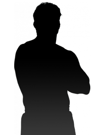 Dj Shawn Waldrop - Silhouette (340x454), Png Download