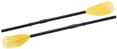 Yellow And Black Oars - Paddle (400x400), Png Download