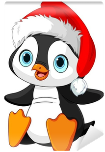 Christmas Penguin (400x400), Png Download