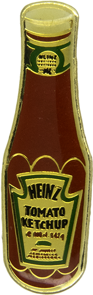 Heinz Tomato Ketchup Bottle Pin - Glass Bottle (600x600), Png Download