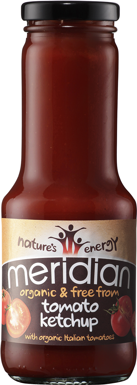 Tomato Ketchup Front - Meridian Foods Organic Tomato Ketchup 285g - Sauces (1280x1280), Png Download