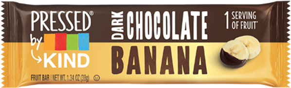 Banana Wrapper - Chocolate (600x267), Png Download