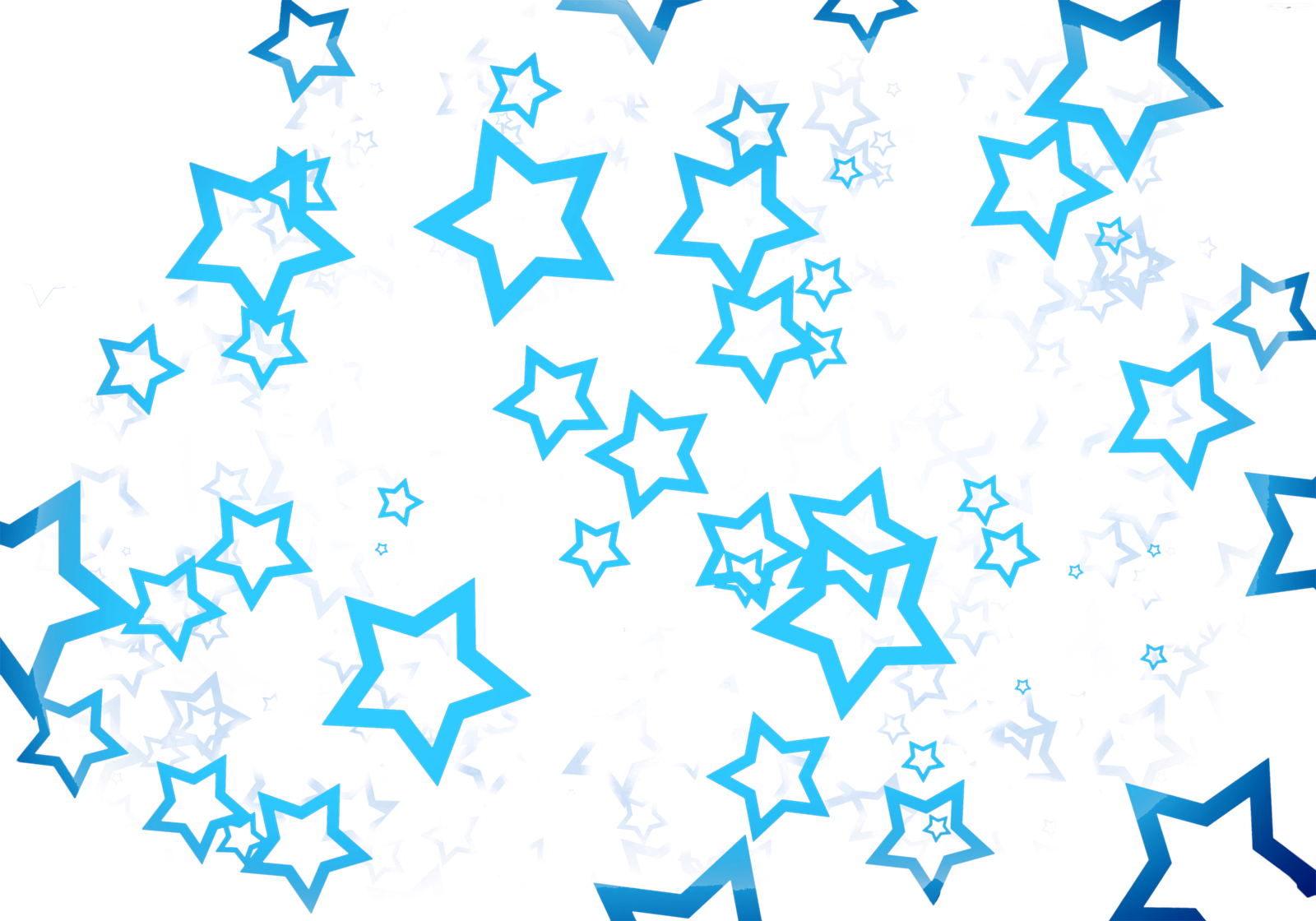 Estrelas Em Png - Blue Stars (1600x1120), Png Download