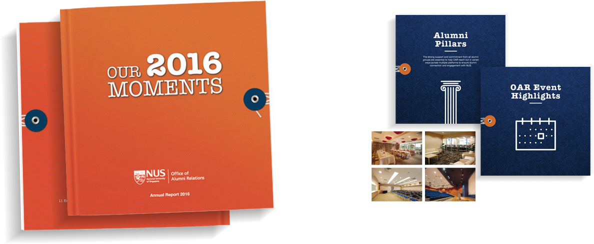 Annual Report 2016 Design For National University Of - Singapore (1246x552), Png Download