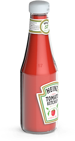 Image Of A Heinz Ketchup Bottle With A Removed Background - Glass Bottle (500x500), Png Download