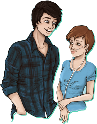 Png A Culpa É Da Estrelas - Fault In Our Stars Fan Arts (700x700), Png Download