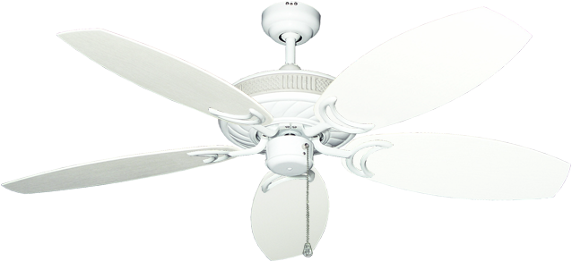 Picture Of Atlantis Pure White With 52" Outdoor Oar - Ceiling Fan (800x392), Png Download