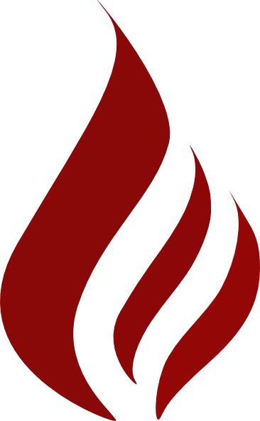 How To Set Use Maroon Flame Clipart (366x593), Png Download