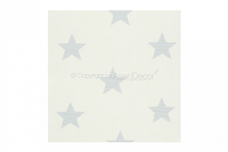 245615 Papel De Parede Bambino Xvii Estrelas Azul 02 - Flag (740x500), Png Download