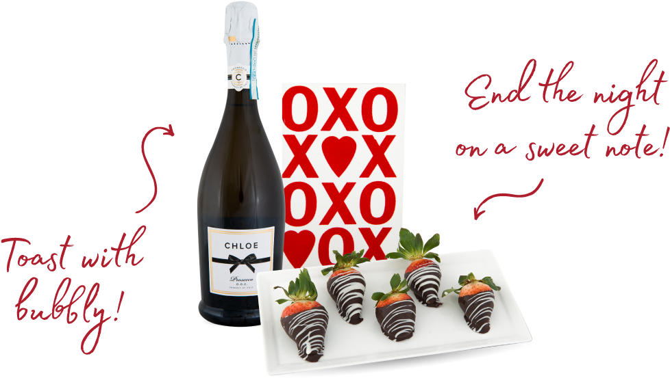 Roll Out The Romance With Chocolate-covered Strawberries, - Xo Valentine's Day Card Greeting Card By American Greetings (1100x600), Png Download