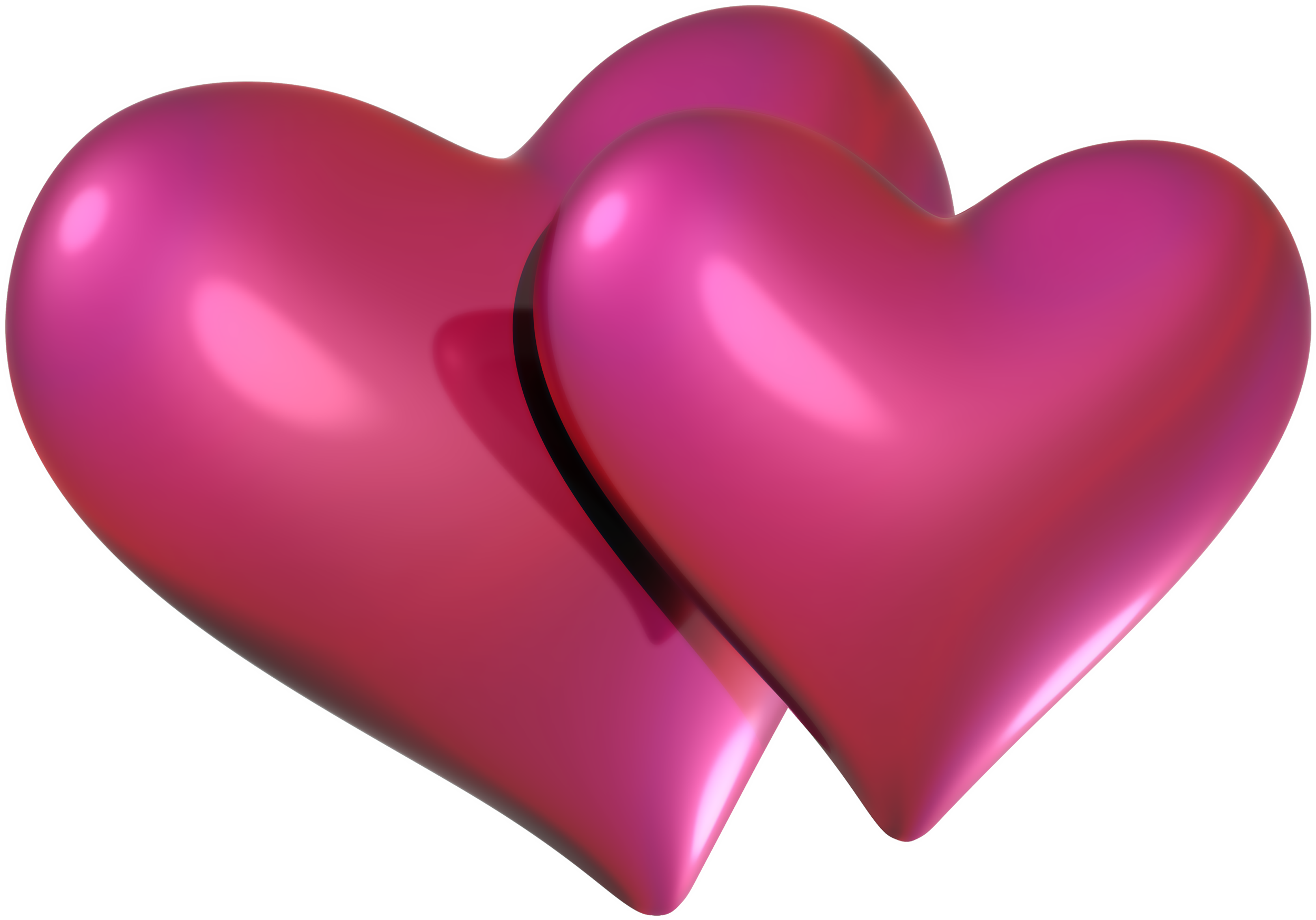 0 116a68 9c4030a2 Orig - Beautiful Pink Colour Heart (2500x1747), Png Download