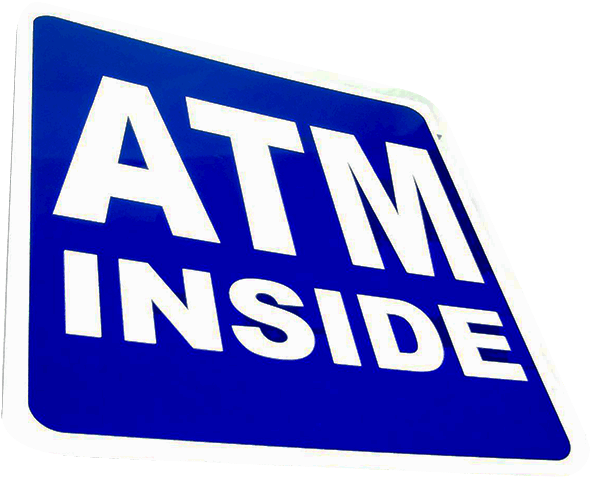 Atm Metal Sign - Automated Teller Machine (800x800), Png Download