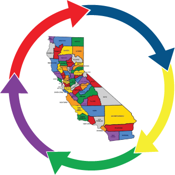 Continuous Improvement - California State (348x348), Png Download