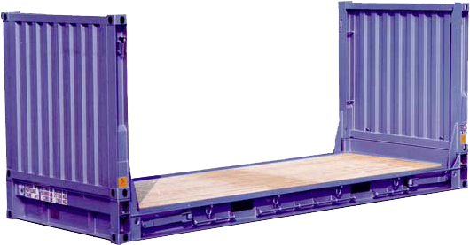 Tare Weight - Contenedor Flat Rack 20 Pies (544x276), Png Download