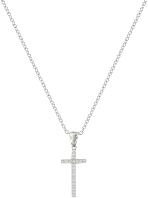 Elongated Cross Necklace - Infinity Necklace (700x700), Png Download