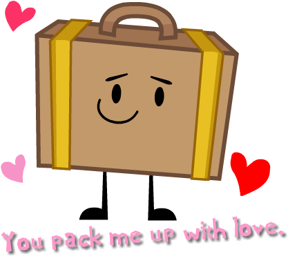 Inanimate Insanity Hintergrund Entitled Suitcase Valentine - Inanimate Insanity Cards (428x389), Png Download