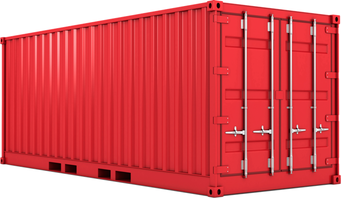 Container Dry - - Yük Konteyner (676x393), Png Download
