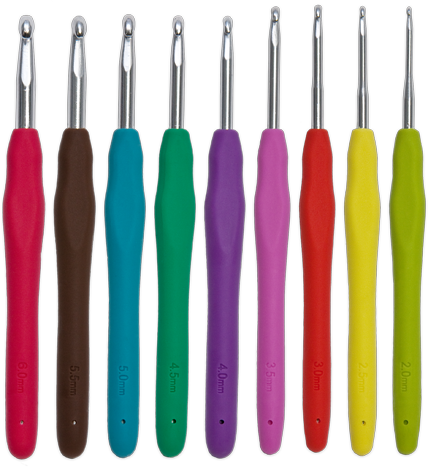 Crochet Hooks - Crochet Hook (428x467), Png Download
