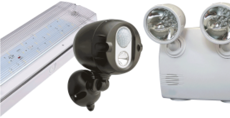 Emergency Light System - Ideal Security Inc. Home Emergency Blackout Light (sk636) (768x455), Png Download