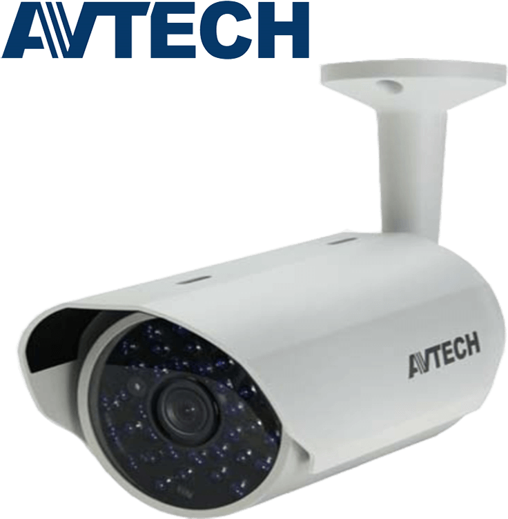 Avtech Dg209 Bullet Camera - Avtech Hd-tvi 4 Bullet Camera + 4 Channel Dvr Bundle (759x766), Png Download