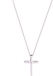 Silver Cross Pendant - Dyrberg/kern (350x350), Png Download