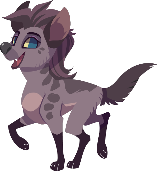 Lion Vector Clipart - Hyena From Lion Guard Transparent (500x545), Png Download