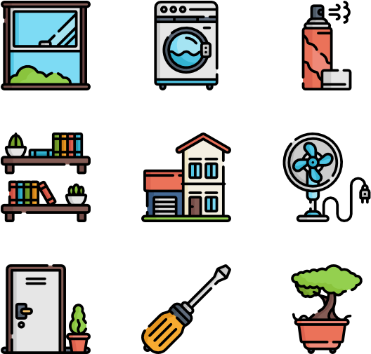 Icons Free Homeware - Farm (600x564), Png Download
