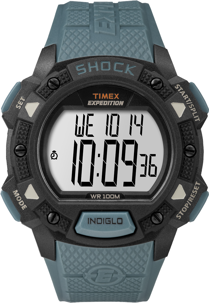 Expedition Base Shock 45mm Resin Strap Watch (1000x1200), Png Download