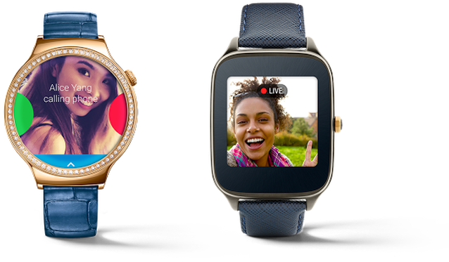 Androidwear Hands Free Update - Huawei Smart Watch 55021121 - Jewel/sapphire (770x378), Png Download