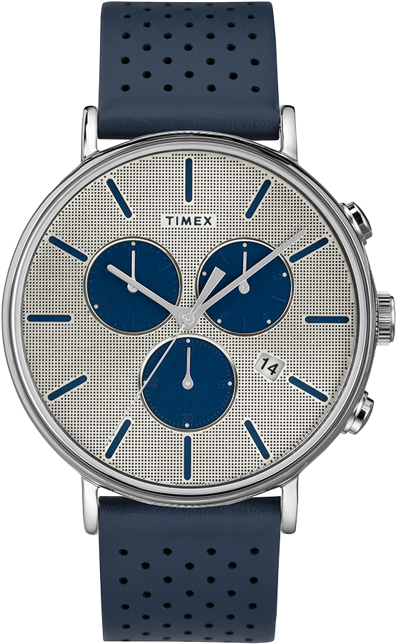 Fairfield Supernova Chronograph 41mm Leather Strap - Timex Group Usa, Inc. (750x900), Png Download