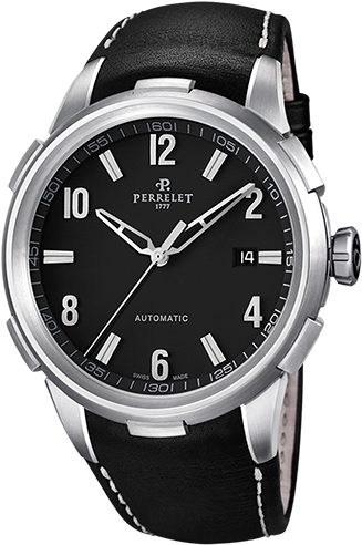 Class T 3 Hands Date A1068/2 - Certina Ds 8 Black (420x570), Png Download