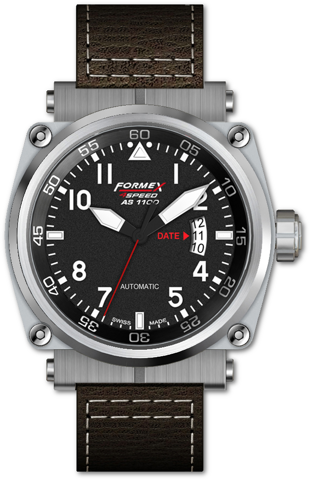 As1100 3-hands - Formex 4speed - Swiss Watches - Formex Uhr Swiss Made - As1100 Zeitmesser Mit Automatikwerk (628x973), Png Download