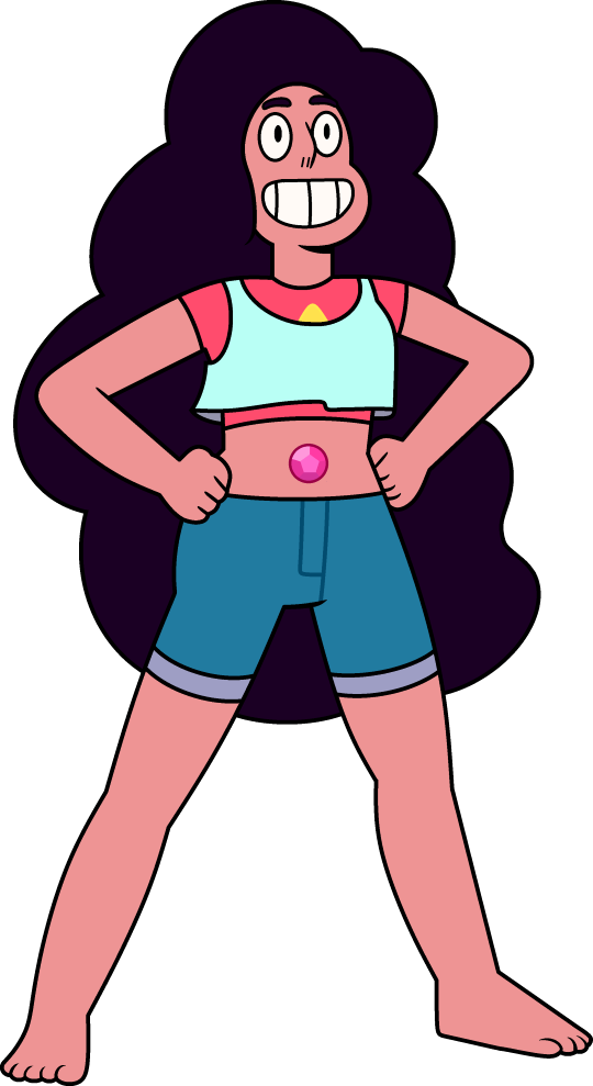 Stevonnie Colores Reales - Stevonnie Steven Universe Español (540x989), Png Download